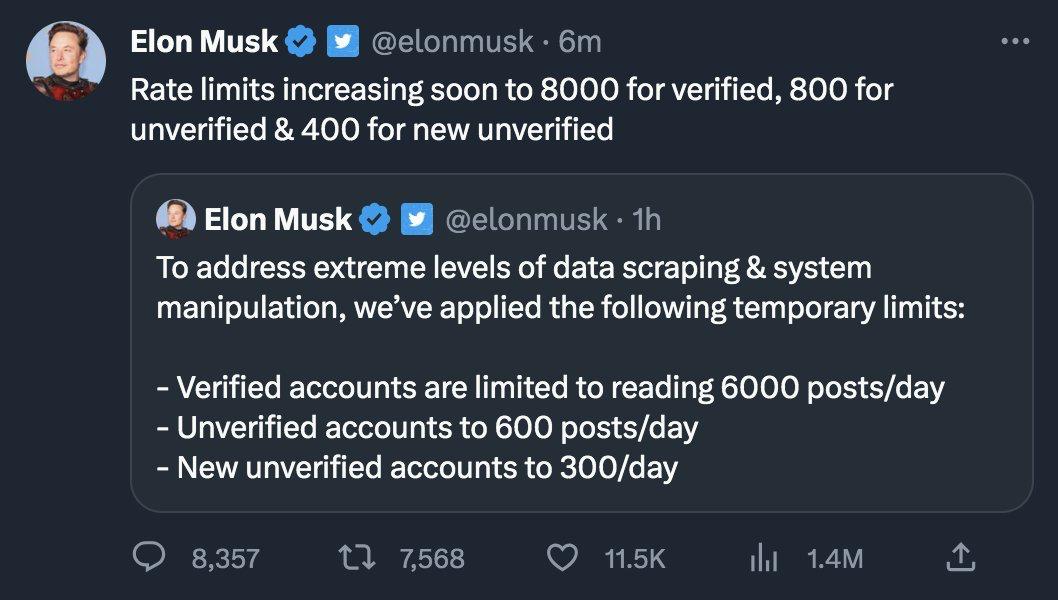 Elon Musk Introduce New Rules On Twitter To Save Daily Data Usage 