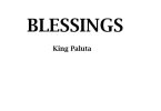 King Paluta Blessings Tmmotiongh.com