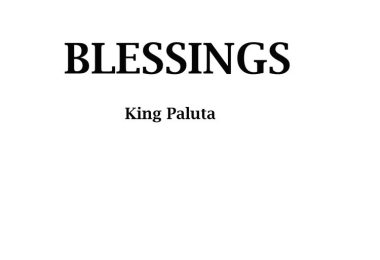 King Paluta Blessings Tmmotiongh.com